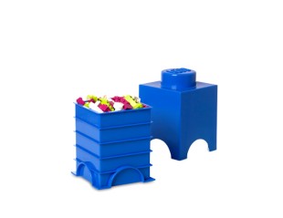 Cutie depozitare LEGO 1x1 albastru inchis, 40011731, 4+ ani 5706773400119