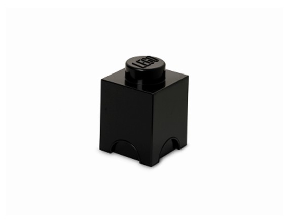 Cutie depozitare LEGO 1x1 negru, 40011733, 4+ ani 5706773400133