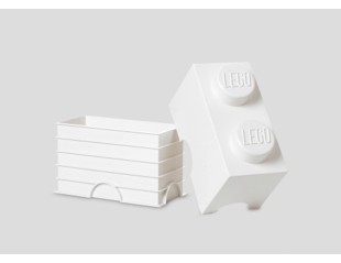 Cutie depozitare LEGO 1x2 alb, 40021735, 4+ ani 5706773400256