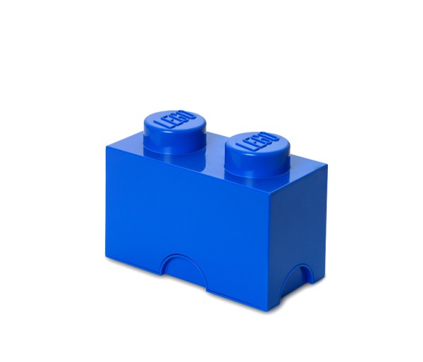 Cutie depozitare LEGO 1x2 albastru inchis, 40021731, 4+ ani