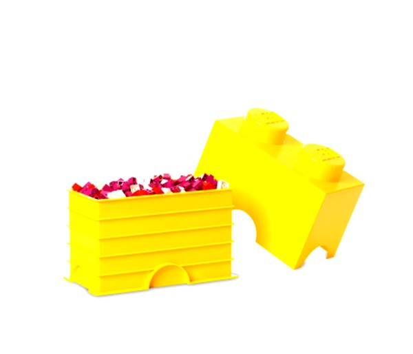 Cutie depozitare LEGO 1x2 galben, 40021732, 4+ ani