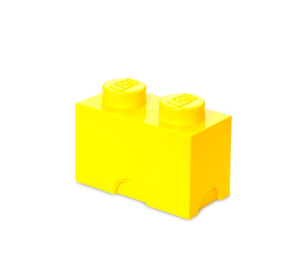 Cutie depozitare LEGO 1x2 galben, 40021732, 4+ ani