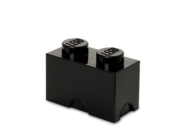 Cutie depozitare LEGO 1x2 negru, 40021733, 4+ ani 5706773400232