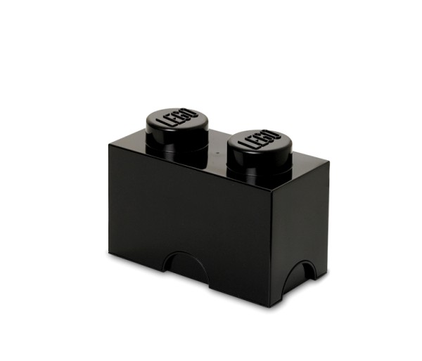 Cutie depozitare LEGO 1x2 negru, 40021733, 4+ ani