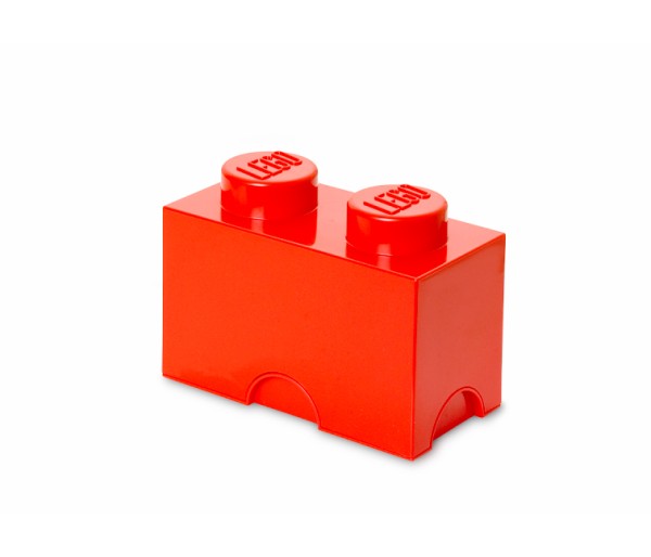 Cutie depozitare LEGO 1x2 rosu, 40021730, 4+ ani