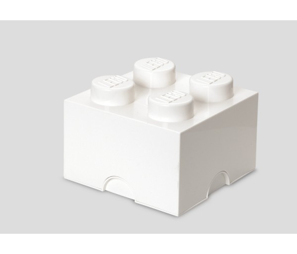 Cutie depozitare LEGO 2x2 alb, 40031735, 4+ ani