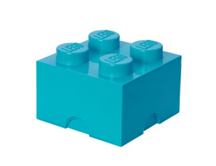 Cutie depozitare LEGO 2x2 albastru turcoaz, 40031743, 4+ ani 5711938015596