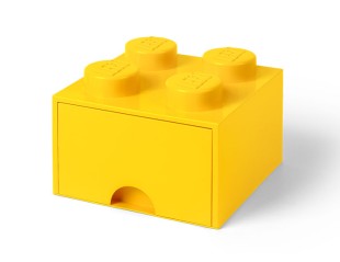 Cutie depozitare LEGO 2x2 cu sertar, galben, 40051732, 4+ ani 40051732