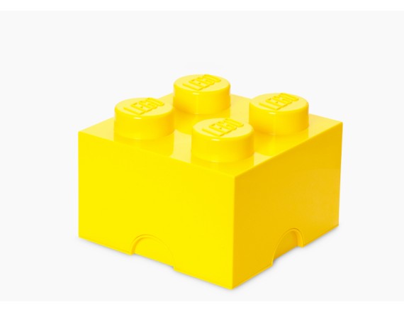 Cutie depozitare LEGO 2x2 galben, 40031732, 4+ ani 5706773400324