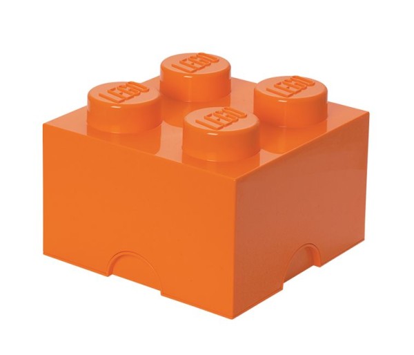 Cutie depozitare LEGO 2x2 portocaliu, 40031760, 4+ ani