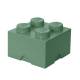 Cutie depozitare LEGO 2X2 verde nisip, 40031747, 4+ ani