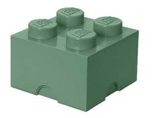 Cutie depozitare LEGO 2X2 verde nisip, 40031747, 4+ ani 5711938029616
