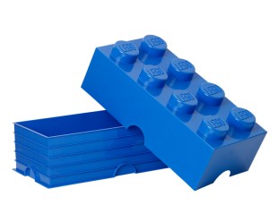 Cutie depozitare LEGO 2x4 albastru inchis, 40041731, 4+ ani 40041731
