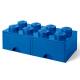 Cutie depozitare LEGO 2x4 cu sertare, albastru, 40061731, 4+ ani