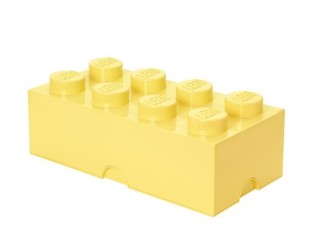 Cutie depozitare LEGO 2x4 galben deschis, 40041741, 4+ ani 5711938015695