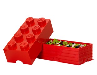 Cutie depozitare LEGO 2x4 rosu, 40041730, 4+ ani 5702014848498
