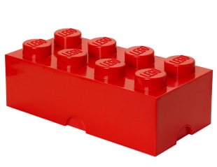 Cutie depozitare LEGO 2x4 rosu, 40041730, 4+ ani 5702014848498