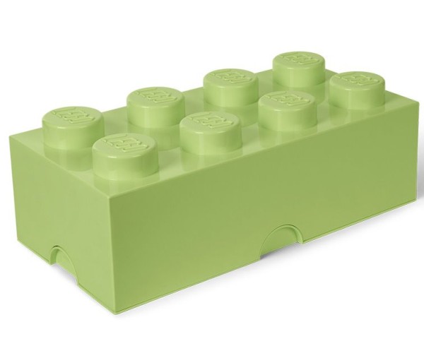 Cutie depozitare LEGO 2x4 verde fistic, 40041748, 4+ ani
