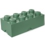 Cutie depozitare LEGO 2x4 verde masliniu, 40041747, 4+ ani