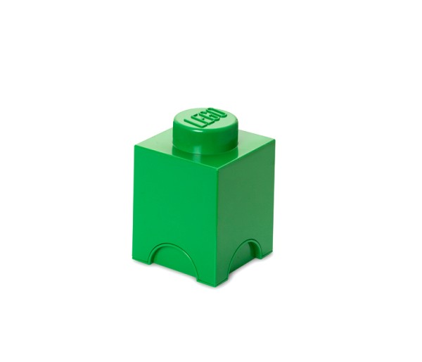 Cutie depozitare LEGO 1 verde inchis, 4+ ani