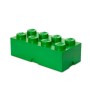 Cutie depozitare LEGO 2x4 verde inchis, 4+ ani