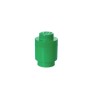 Cutie rotunda depozitare LEGO 1x1 verde inchis, 40301734, 4+ ani