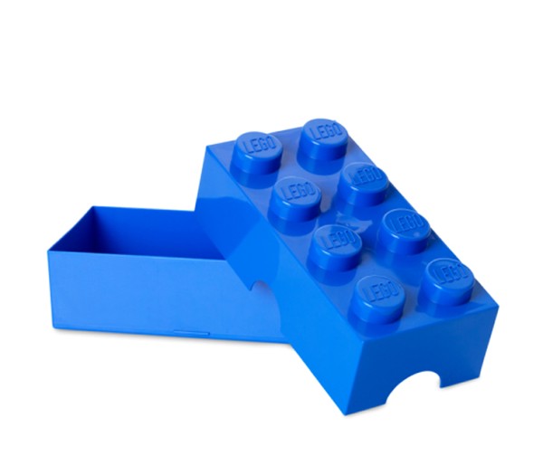 Cutie sandwich LEGO 2x4 albastru, 4+ ani