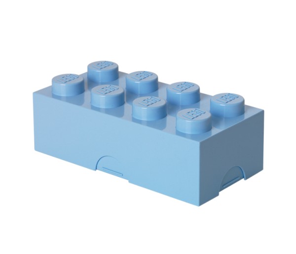 Cutie sandwich LEGO 2x4 albastru deschis, 40231736, 4+ ani