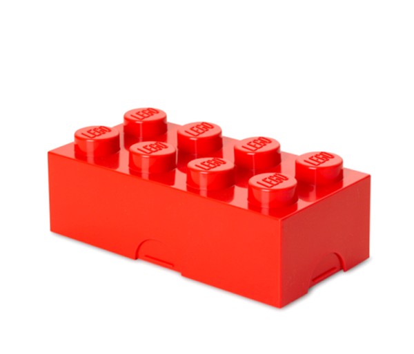 Cutie sandwich LEGO 2x4 rosu, 40231730, 4+ ani