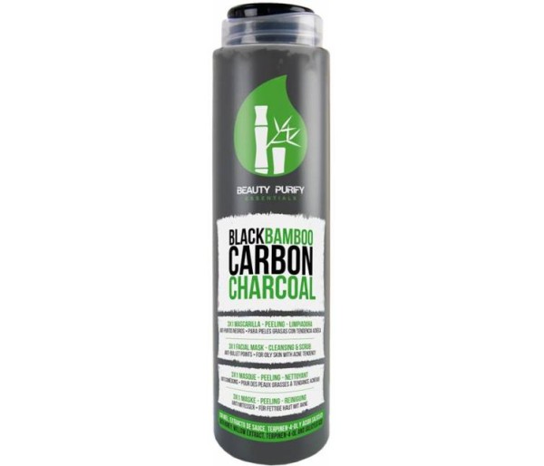 Black Bamboo Carbon Charcoal, Masca de fata, 200 ml