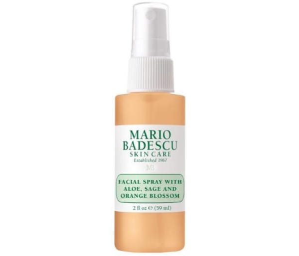 Facial Spray with Aloe, Sage and Orange Blossom, Lotiune tonica, 59 ml