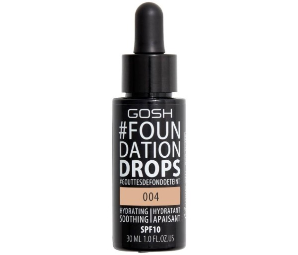 Foundation Drops, Fond de ten, SPF 10, Nuanta 004 Natural, 30 ml