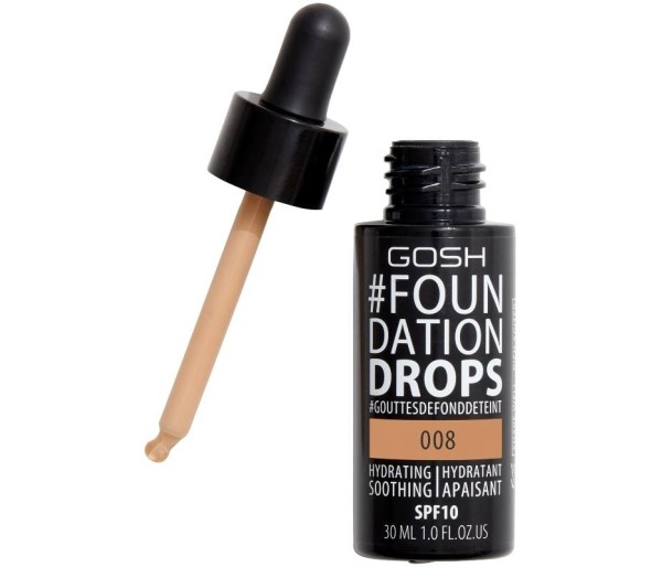 Foundation Drops, Fond de ten, SPF 10, Nuanta 008 Honey, 30 ml