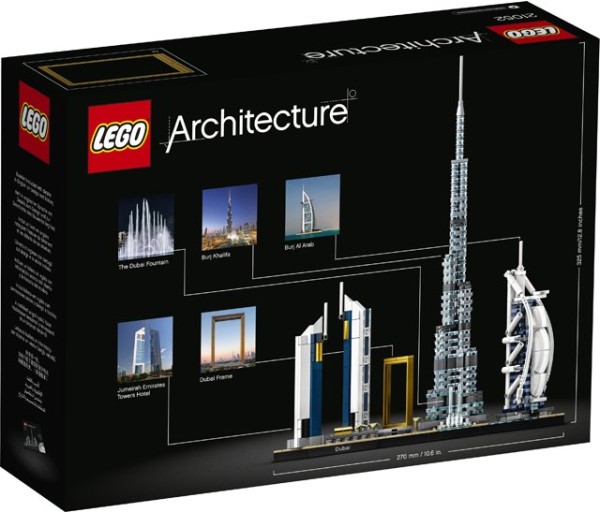 Lego Architecture, Dubai, 21052, 16 ani+, 740 piese