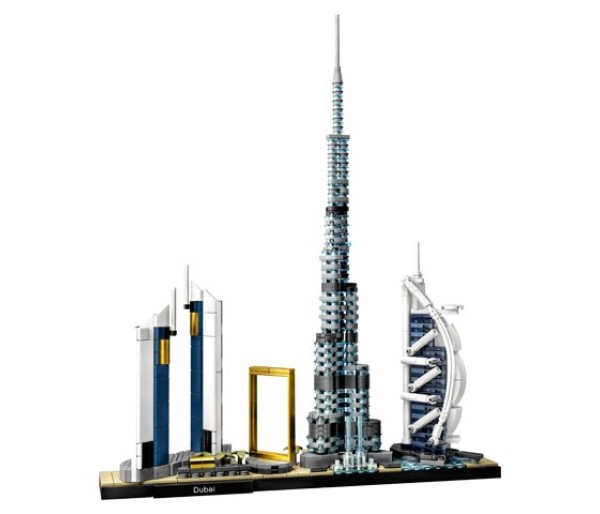 Lego Architecture, Dubai, 21052, 16 ani+, 740 piese