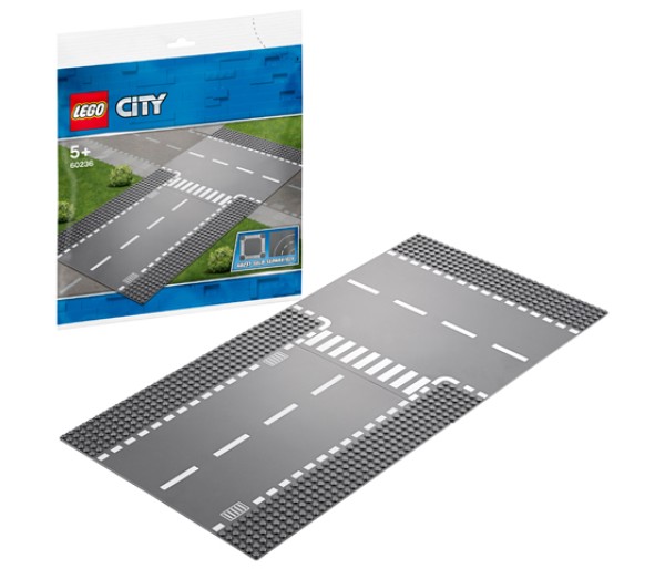 Lego City, Intersectie dreapta si in T 60236, 5+ ani