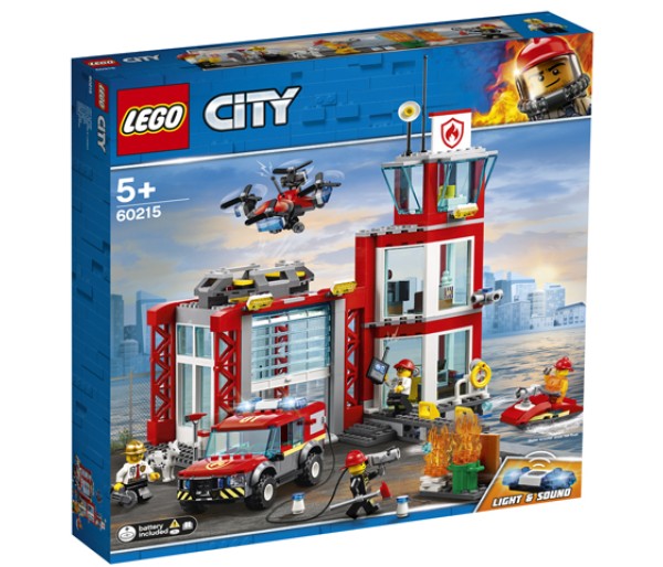 Lego City, Statie de pompieri, 60215, 5+ ani