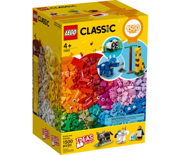 Lego Classic, Caramizi si Animale, 11011, 4 ani+