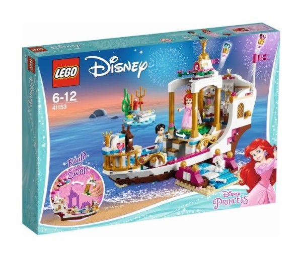 LEGO DISNEY, Ambarcatiunea regala a lui Ariel, 41153, 6-12 ani