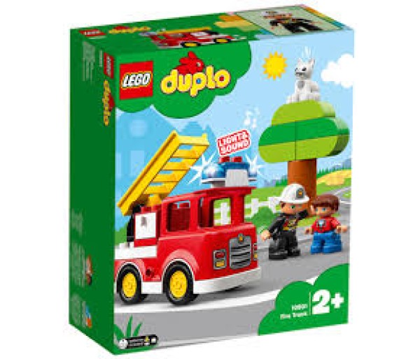 LEGO DUPLO, Camion de pompieri, 10901, 2+