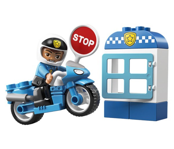 LEGO DUPLO, Motocicleta de politie, 10900, 2+