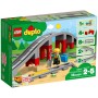 LEGO DUPLO, Pod de cale ferata cu sine de tren, 10872, 2-5 ani