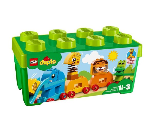 LEGO DUPLO, Prima mea cutie de caramizi cu animale, 10863, 1-3 ani