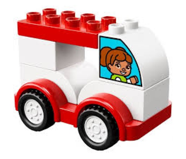 LEGO DUPLO, Prima mea masina de curse, 10860, 1-3 ani