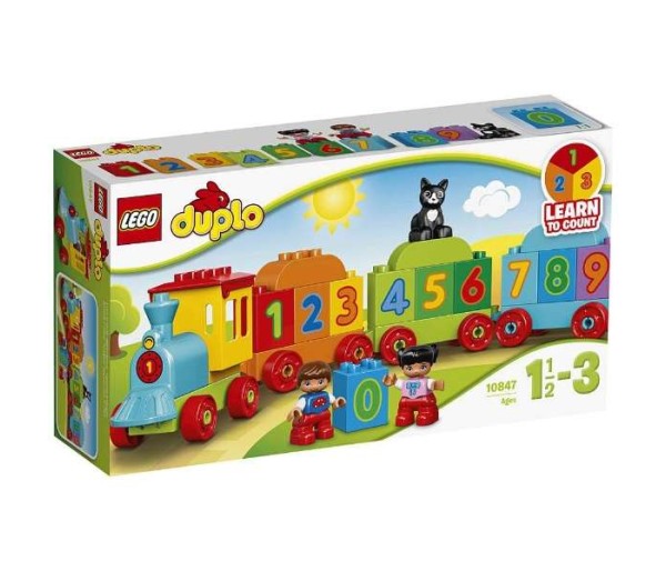 LEGO DUPLO, Trenul cu numere, 10847, 1-3 ani