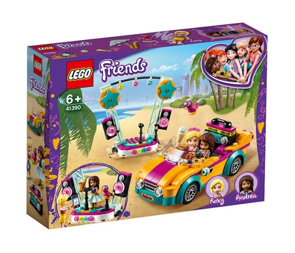 Lego Friends, Masina si scena Andreei, 41390, 6 ani +