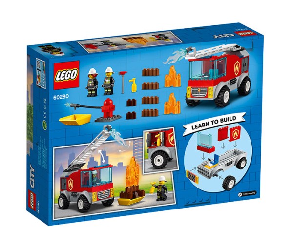 Masina de pompieri cu scara, 4+ ani