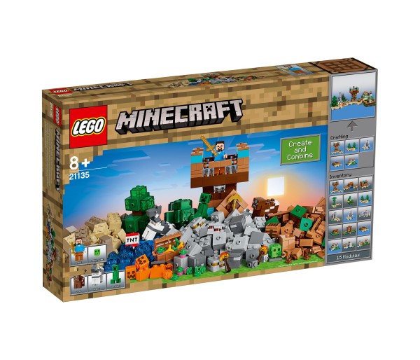 LEGO Minecraft, Cutie de crafting 2.0., 21135, 8+