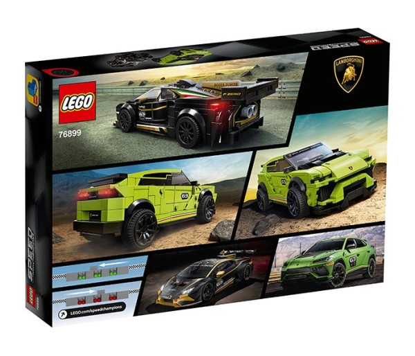 LEGO Speed Champions, Lamborghini Urus ST-X si Lamborghini Huracan Super Trofeo EVO, 76899