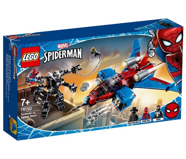 Spiderjet contra Robotul Venom, 76150, 7+